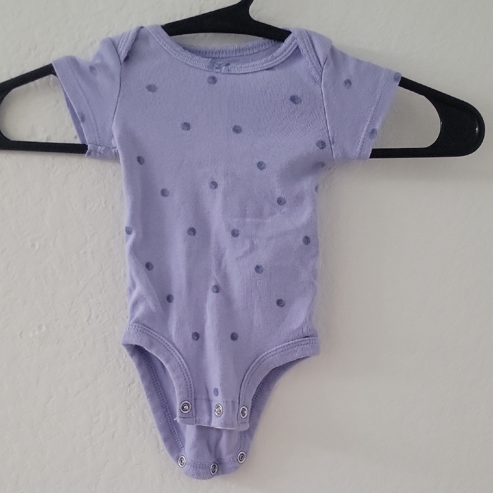 Polka Dot Kids One Piece - Purple
